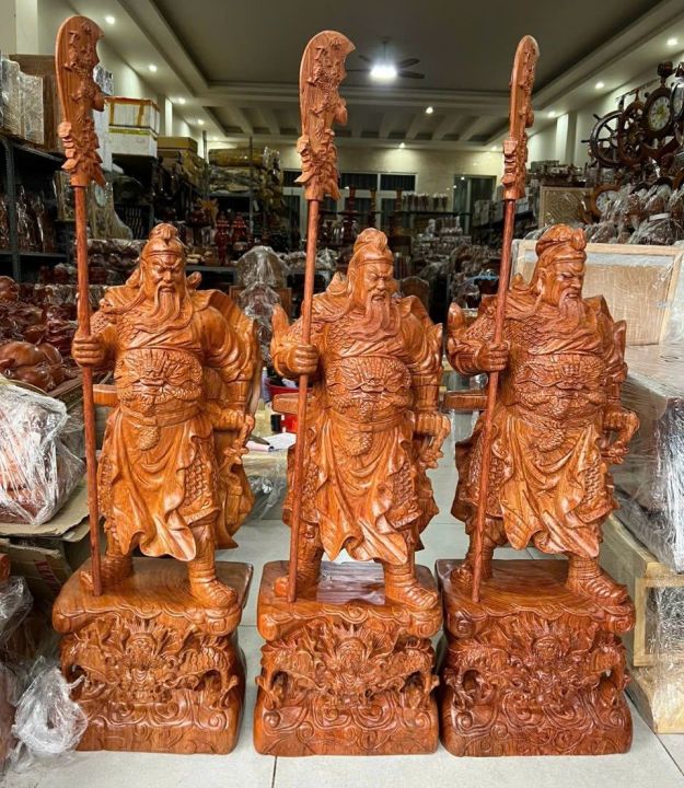 Tượng điêu khắc quan công trấn ải bằng gỗ hương nguyên khối - Nhiều ...