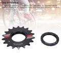 Yechiry Fixed Gear Single Speed Bike Freewheel Aluminum Alloy Lightweight Freewheel Replacement Stable Smooth Ride Ideal for City Commuting (14T). 