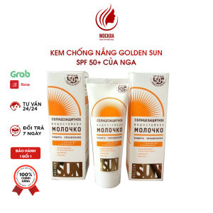 Kem Chống Nắng Golden Sun SPF 50+ Dung Tích 60ml Hàng Nga Hỗ trợ Bảo Vệ Da  Giảm Thay Đổi Sắc Tố Da Ngăn Ngừa Tia UV