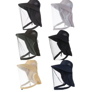 Wide Brim Fishing Hat Breathable Adjustable Caps for Women Men Sun Protections Hat with Neck Flap Outdoor Hiking Sun Hat