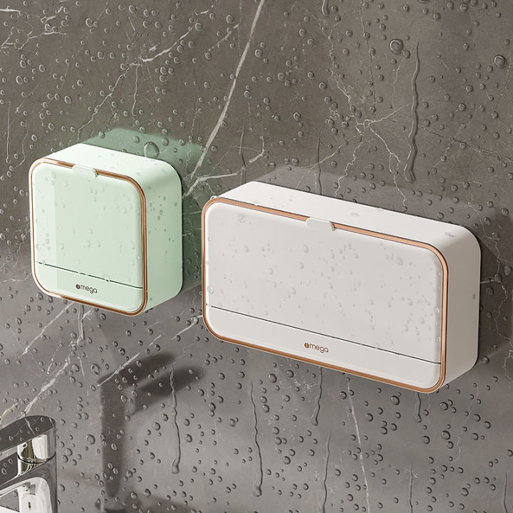 Light%20Luxury%20Wall-mounted%20Soap%20Dish%20Punch-free%20Double%20Drainage%20Bathroom%20Storage%20Soap%20Box%20Shelf%20-%20Image%206
