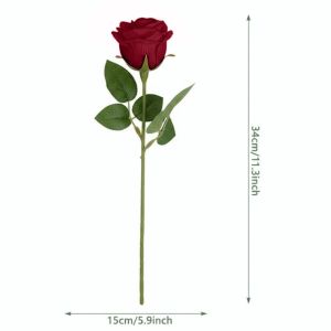 MINUTE 1pc Gói nhỏ Bó hoa hồng mô phỏng Hoa hồng lụa Vật liệu hoa tự làm Bó hoa Sáng tạo Mềm mại Hoa giả Quà tặng ngày lễ tình nhân