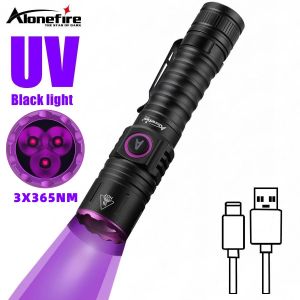 Đèn pin UV có thể sạc lại 15W 365nm Ánh sáng đen tia cực tím cho vết nước tiểu vật nuôi Uranium Thủy tinh Khoáng chất bọ Máy dò bọ cạp 2026