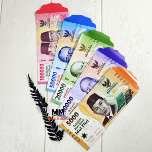 AMPLOP/ANGPAU LEBARAN IDUL FITRI MOTIF UANG ISI 10 PCS TERBARU UKURAN PANJANG/ AMPLOP MURAH TERBARU