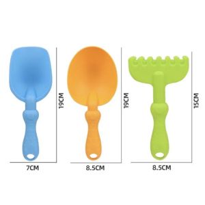 JJT Kids Sand Toys Set Durable Soft Plastic Shovel Rake for Beach Play and Snow Fun