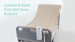 Anti Decubitus Air Mattress With Electric Pump For Bedridden Patients Portable Comfort