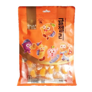 TYL Permen Kupas Jelly Jeruk Pisang Mangga Anggur Peach Orange Soft Candy Fruit Halal Viral 100gr