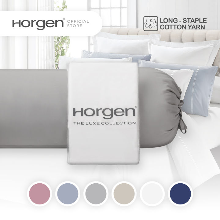 (1pc Bolster Case) Luxe Collection Barrett Hotel Series Egyptian