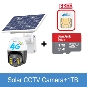 Free 4G SIM Card Samsung Outdoor Solar CCTV Camera No Wifi Need With Audio and Speaker Auto Tracking Waterproof Alarm Surveillance IP Security Camera