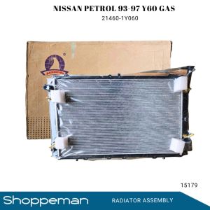 15179 NISSAN PATROL Y60 GAS 1993-1997 RADIATOR ASSEMBLY A/T 740x448x32mm PA32 1ROW 21460-1Y060