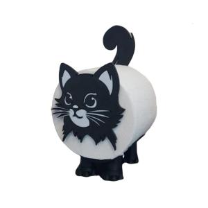 Funny Animal Bath Tissue Rack Standing Plastic Toilet Paper Roll Holder Space Efficient Decors For Bathroom Or Kitchen