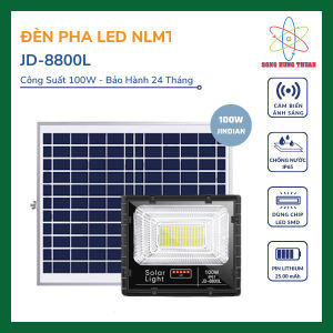 Đèn Pha Led Năng Lượng Mặt Trời JINDIAN 100W JD-8800L