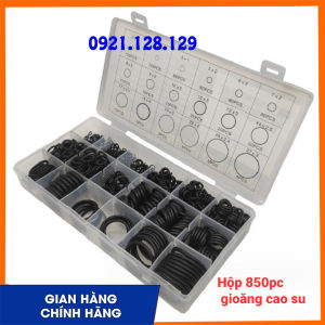 Vòng Đệm Cao Su Chữ O Chống Thấm Nước Dùng Sửa Chữa. Hộp 850pc gioăng cao su chất lượng cao thay thế cho các loại van