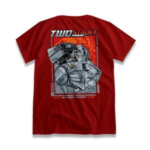 Kaos 2 Stroke Indonesia No Smoke No Poke Baju Racing Two Stroke 2stroke 2 Tak Herex CB GL MP Tiger Tshirt Otomotif GBA5070