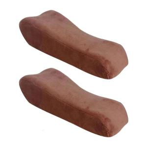 Contoured Armrest Cushion With Breathable Velvet Cover Pains Relief Pad Enhances Wrist Alignment Upgrades For Desk Chairs