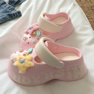 [Free Shipping] Clogs For Women Summer Outdoor Wear 2025 New Style With Arch Support Thick Sole Non-Slip Surgical Room Slippers For Women