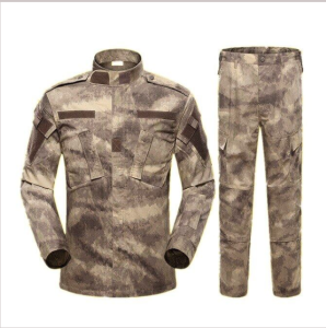 4Color Men Army Military Uniform Tactical Suit ACU Forces - Camouflage Soldier Clothes - DINTEX Soft Shell Fabric - UV Protection, Antibacterial, Wearproof - ACU Coat + Pant Set