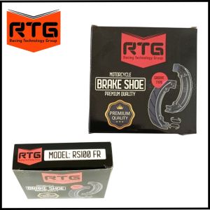 RTG Brake Shoe Suzuki RS100 Front | Motorcycle Drum Brake Shoe High Quality Durable