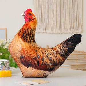 【IQ-Joy】ตุ๊กตา หมอนไก่สร้างสรรค์ หมอนนอนตุ๊กตา3Dของเล่นตุ๊กตาไก่ ตกแต่งโซฟา ของขวัญวันเกิด ของขวัญวันเด็ก