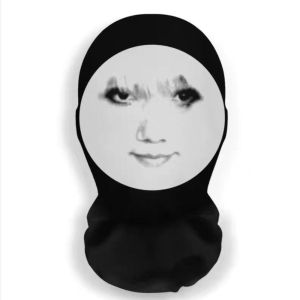 SEA JJT Funny Full-Face Hood Mask with Transparent View Inside Perfect for Pranks and Cosplay