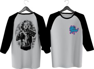 KAOS RAGLAN PRIA LIFES GOOD DTF\ KAOS RAGLAN PRIA LENGAN 3\4 ATASAN PRIA / KAOS MURAH / KAOS DISTRO / KAOS SIMPLE / T-SHIRT PRIA