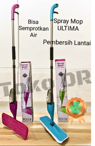 Spray Mop / Alat Pembersih Lantai Bisa Semprotkan Air./ Bolde / Stainless