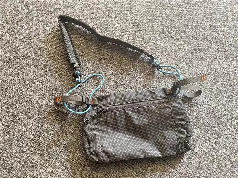 New PATAGONIA Bata Plaid Fly Fishing Crossbody Bag For Men And Women Trendy  Small Bag Chest Bag Single Shoulder Waterproof Functional Waist Bag