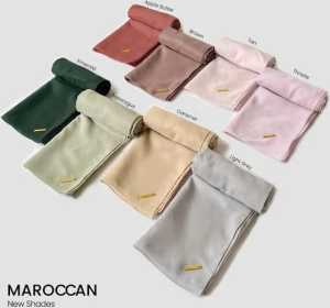 SKYSHOP HIJAB MAROCCAN VOILE SERIES BY DEENAY BAHAN COTTON VOAL PREMIUM KERUDUNG SEGI EMPAT MURAH
