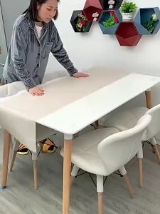 KakiDeco PVC Table Cloth Vintage ⭐Water Proof Table Cover Kain Meja Makan Alas Meja Plastik Coffee