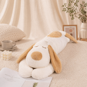 150cm Soft Cotton Giant Down Dog Plush Pillow Doll Long Pillow Stuffed Pet Doll Baby Long Sleep Pillow Accompany Gift h260820