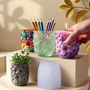 Detailed Silicone Face Planter Mold For Crafting resin Crafts And Artistic Trim Gifts