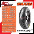 Maxxis Victra ST Ring 14 Tubeless (Dual Compound) Ban Tubles Motor Matic Semua Ukuran. 