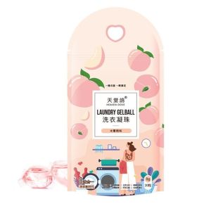 20pcs Peach Laundry Condensation Beads Laundry Ball Sabun Basuh Baju Sabun Baju