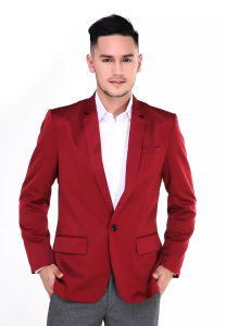 Jas Blazer Pria Casual Semi Formal Slimfit / Jas Blazer Pria Kantoran Full Lapisan Puring COD