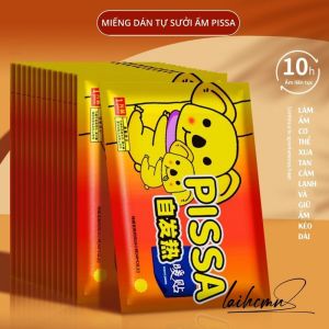 Miếng Dán Giảm Đau Bụng Kinh PISSA Giữ Nhiệt Ấm Nóng Cơ Thể Thảo Dược Thiên Nhiên Giảm Đau Bụng Đau Mỏi Vai Gáy