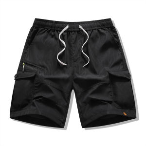 Men Breathable Quick-Dry Cargo Shorts in Light Grey - New Lightweight Sports Pants for Outdoor Activities