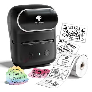 【บอกลาร้านพิมพ์】เครื่องพิมพ์ฉลากบลูทูธขนาดเล็กพกพาสำหรับใช้ในบ้าน เครื่องพิมพ์ฉลากความร้อน บลูทู ธ ไร้สายแบบพกพาสติกเกอร์ราคาชง