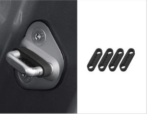 Silicone Car Door Protective Pad Anti Rattle Noise Reduction Shock Absorption Cushion Vehicle Door Gap Filler Durable Easy Installation