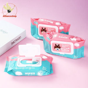 ทิชชู่เปียก 80 แผ่น ผาเปียก baby wipes กระดาเปียก ทิชชู่เปยกหอม ทิชชูเปยกเด็ก กระดาษทิชชู่เปยก เช็ดชูเปียก มีแบบยกลัง ง่ายต่อการพ