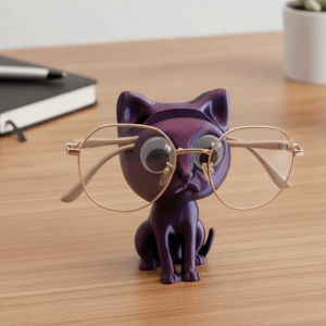 JPTD Cute Cat Eyeglass Holder Owl / Frog 3D Printed Pig Glasses Stand Organize Rack Multi-purpose Eyewear Display Rack Home / Office