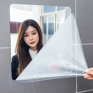 (Buy one get one free)Mirror Sticker Gym Mirror Wall Decor/Cermin Hiasan dinding