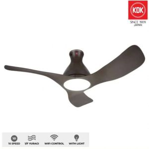 KDK Airy E48GP Ceiling Fan with LED Light And Remote Control 3 Blade 48"