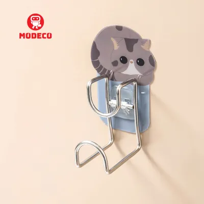 Móc Dán Tường Treo Chậu Thau Thớt Đồ Dùng Phòng Tắm Nhà Bếp - Inox Thép Không Gỉ Keo Dính Siêu Chắc - Modeco