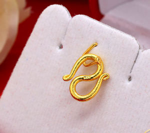 ตะขอตัวเอ็ม ตะขอตัวเอส ตะขอสร้อยคอ ตะขอสร้อย ตะขอสำรอง ตะขอชุบทองมีตราปั้ม หนาพิเศษ ตะขอทองตัวm ตะขอตัวs P93