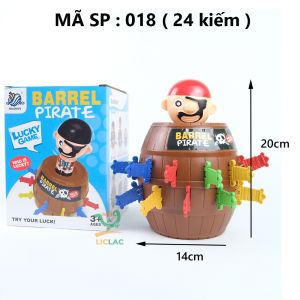 Bộ đồ chơi Đâm Hải Tặc size LỚN loại 24 kiếm 16 kiếm ( NHIỀU MẪU LỰA CHỌN ) Đồ chơi trẻ em Đồ chơi Đâm Hải Tặc Running Man Đồ chơi kịch tính hấp dẫn tạo không khí vui vẻ - LICLAC