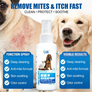 Pet Itch Relief Spray Dog Cat Skin Care Spray Soothing Pet Care Spray Redness Rash Care Grooming Spray For Daily Pet Skin Care