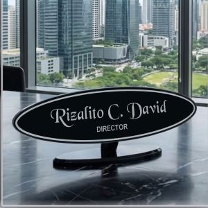 Acrylic Table Name Sign - Jay C. Designs 2002