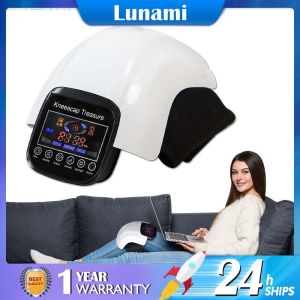 Electric Infrared Heating Knee Massager Air Pressure Vibration Physiotherapy Instrument Care Tool Air Massage Vibration Magnetic Joint Pain Relief