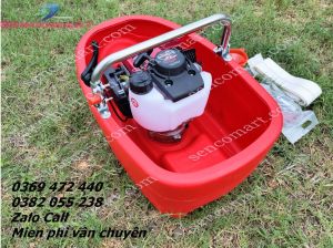Máy Bơm Thuyền Thả Nổi Mặt Nước -  Máy Bơm Mini Gia Đình Chạy Động Cơ Xăng