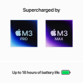 Apple MacBook Pro 14" - M3 Pro Chip (12-Core CPU and 18-Core GPU). 